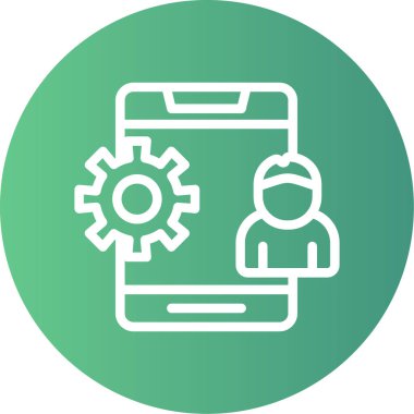 cep telefonu vektör simgesi