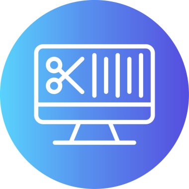 Lcd Simge vektör çizimi