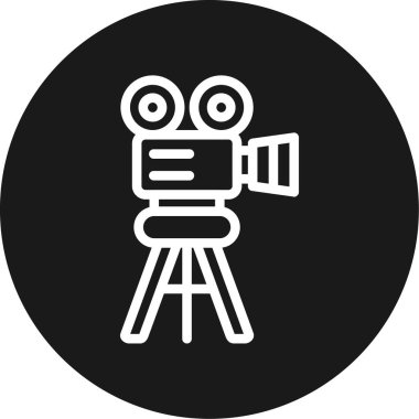 kamera simgesi vektör illüstrasyonu