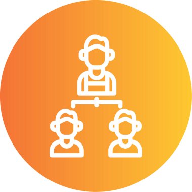 İnsan simgesinin vektör illüstrasyonu