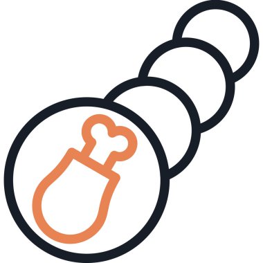 Gıda simgesinin vektör illüstrasyonu