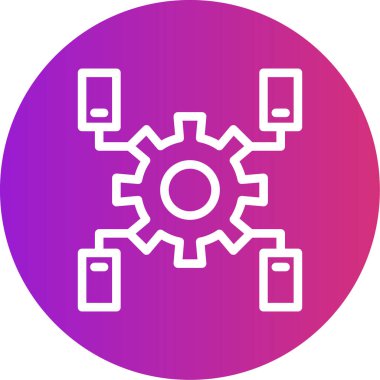 vektör ayarı simgesi