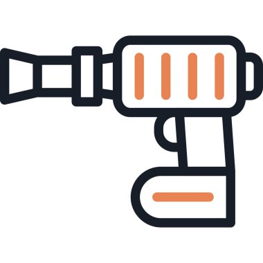 boya silindirli renk vektör çizgisi simgesi