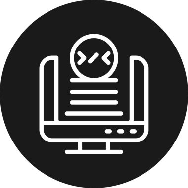 seo modern simgesinin vektör illüstrasyonu