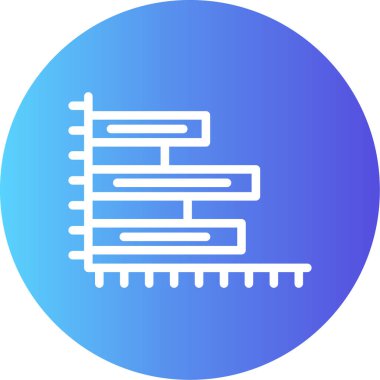 Modern b 'nin vektör illüstrasyonu