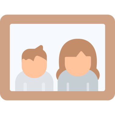 Fotoğraf çerçeveli resim çifti