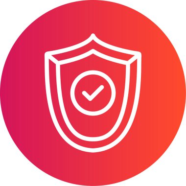 İşaretleme simgesi vektör illüstrasyonunu kontrol et