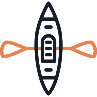 Bir gemi simgesinin vektör çizimi