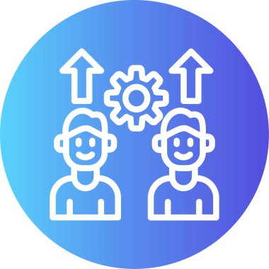 Seo simgesinin vektör illüstrasyonu