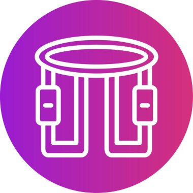 davul simgesi vektör illüstrasyonu