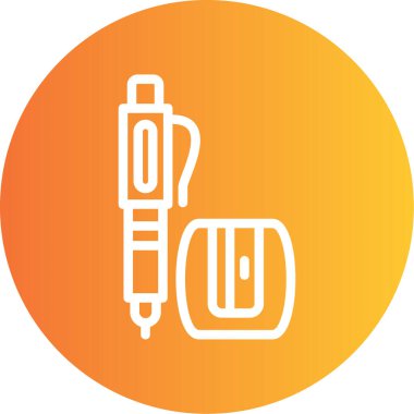 kalem simgesi vektör illüstrasyonu