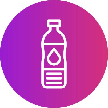 şişe simgesi vektör illüstrasyonu