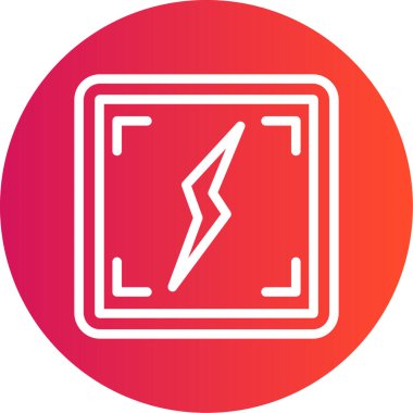 Vektör yıldırım simge tasarlamak