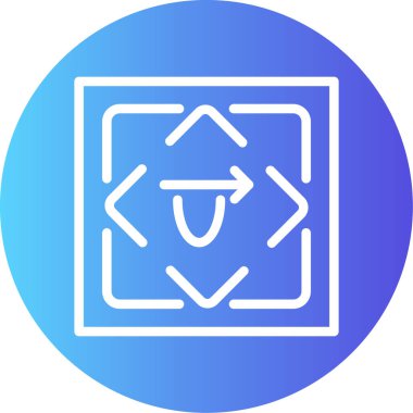 yön sağ simge, vektör illüstrasyonu