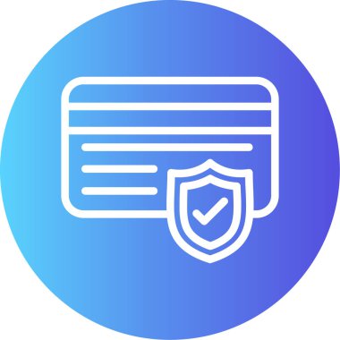 vektör kalkanı simgesi, illüstrasyon