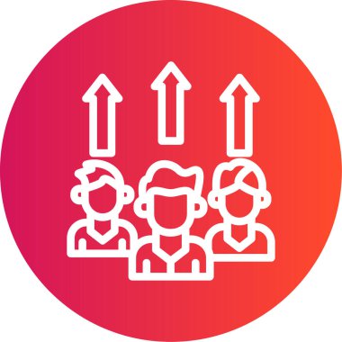 İnsan simgesinin vektör illüstrasyonu