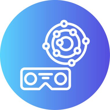 Modern bir simgenin vektör illüstrasyonu