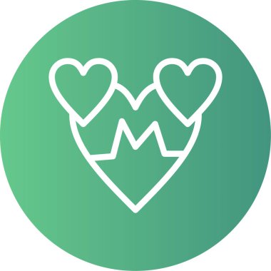 Vektör Kalp Simgesi illüstrasyonu