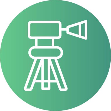 Kamera simgesi. vektör illüstrasyonu