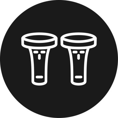 Modern b 'nin vektör illüstrasyonu eksik simgesi