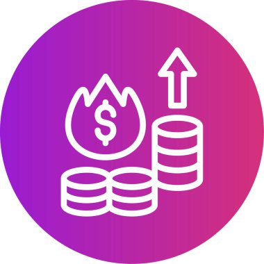 vektör illüstrasyonu, para simgesi