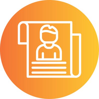 Vektör Adam Simgesi illüstrasyonu