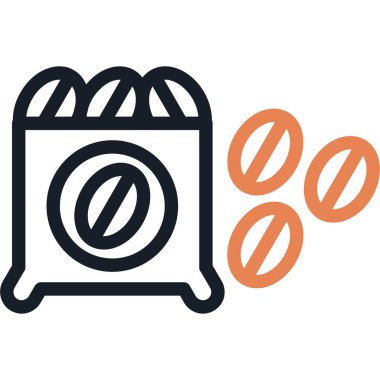 Gıda Web ikonu vektör illüstrasyonu