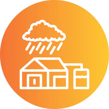 güzel bulut vektör simgesi