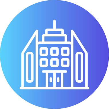 şehir simgesi vektör illüstrasyonu