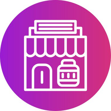 Simge oluşturma için vektör illüstrasyonu