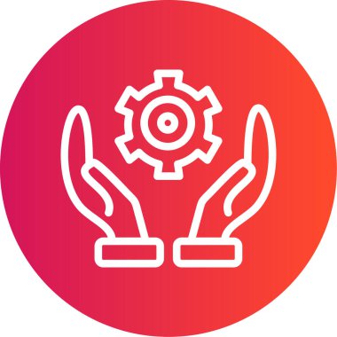 dişli simgesi vektör illüstrasyonu