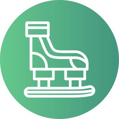 Kaykay tahtası. Basit resimleme