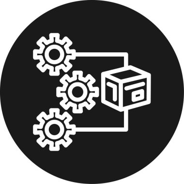 Modern simgenin vektör illüstrasyonu