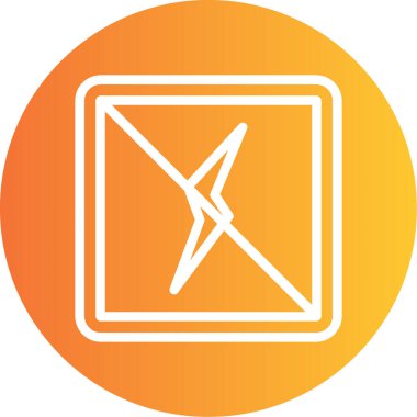 ok simgesinin vektör illüstrasyonu