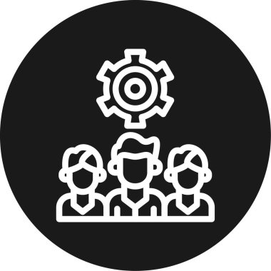 iş simgesi vektör illüstrasyonu