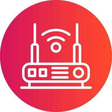 radyo simgesi vektör illüstrasyonu