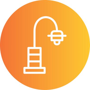 Vektör lamba web simgesi