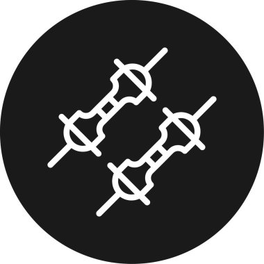 DNA simgesi, vektör illüstrasyonu