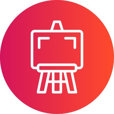 sırt çantası simgesi vektör illüstrasyonu