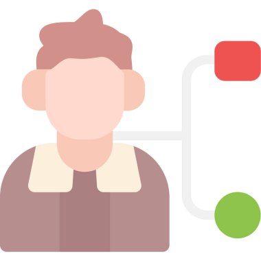 kullanıcı düz vektör simgesi