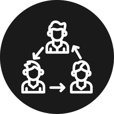 sosyal ortam vektör tasarımı olan bir grup insan