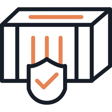 Teslimat. Web simgesi basit illüstrasyon