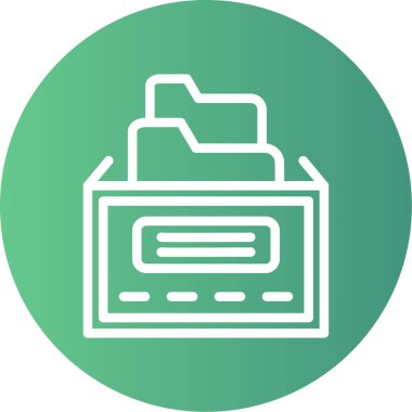 vektör atm simgesi illüstrasyonu