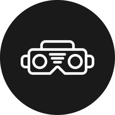 Kamera simgesinin vektör illüstrasyonu