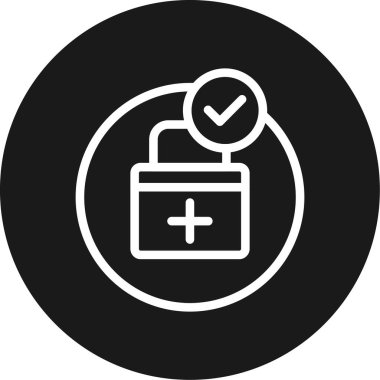 tıbbi simge vektör illüstrasyonu