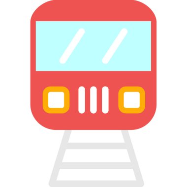 tren vektör simgesi modern basit vektör çizimi