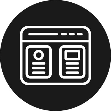 seo modern simgesinin vektör illüstrasyonu