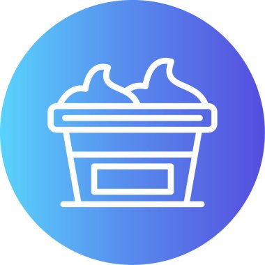 Gıda simgesinin vektör illüstrasyonu