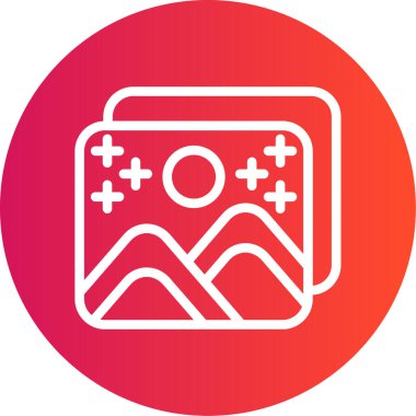 Bir oyun simgesinin vektör illüstrasyonu