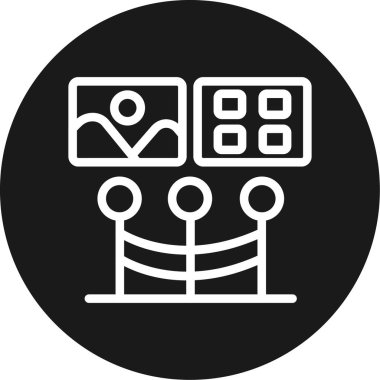 Modern b 'nin vektör illüstrasyonu eksik simgesi